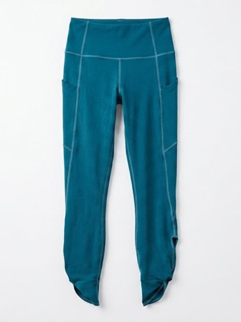 Fabletics Teal Oasis PureLuxe High-Waisted Pocket Leggings
